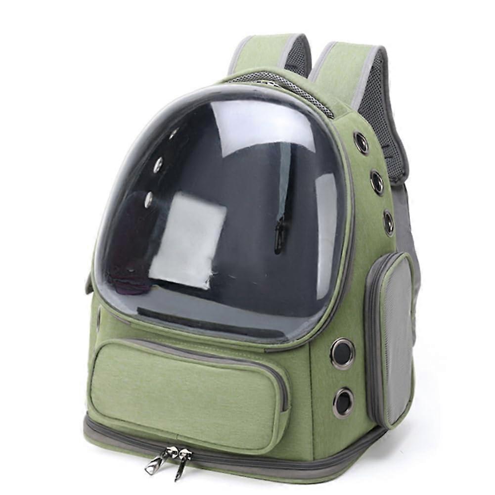 Transparent Pet Carrier Backpack Space Capsule Large Capacity for Cats and Parrots Portable Travel Bag with Ventilation
