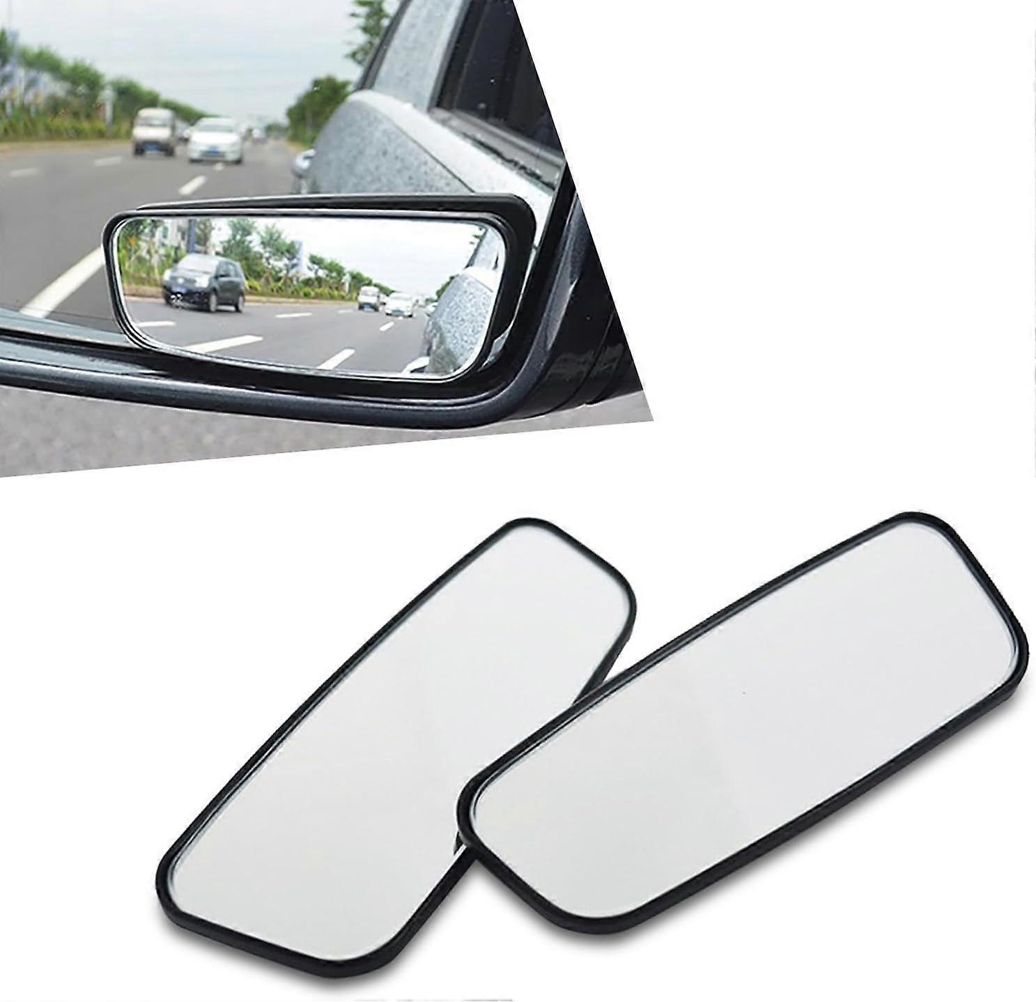 Rearview Mirror Blind Spot Mirror Double Curvature Mirror Reversing Assist Adjustable Blind Spot Mirror Field of View Expansion Accessories