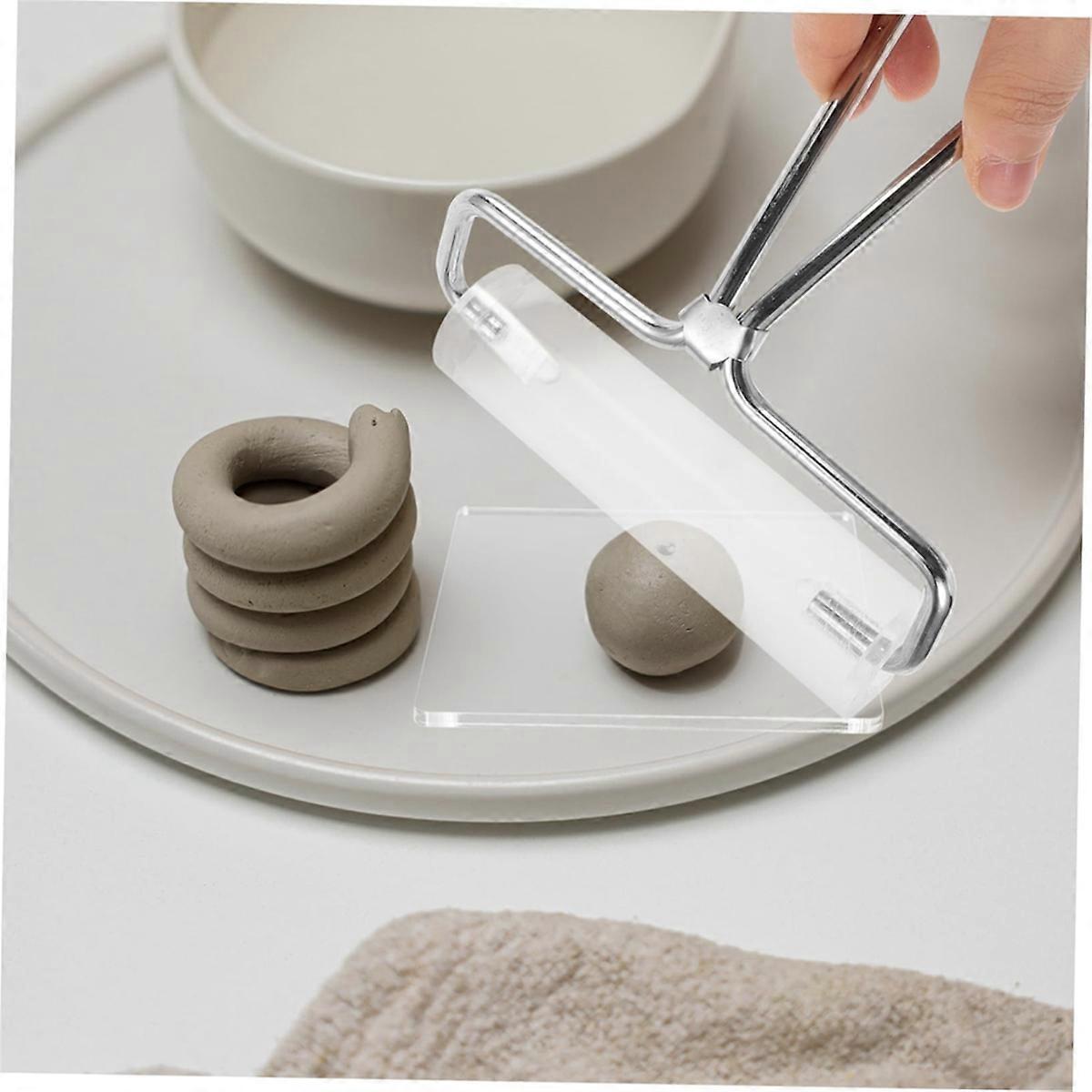 Acrylic Roller, Ideal for Anti Skid Tape Construction Tools, Clay Rolling Pin and Stamping Tools