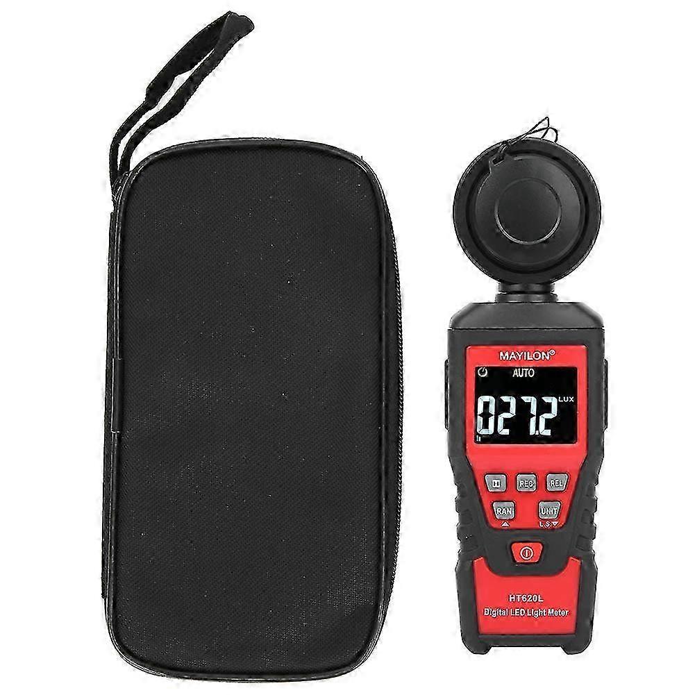 HT620L High Accuracy Portable Digital Light Illuminance Meter Photometer 0200000Lx (020000FC)