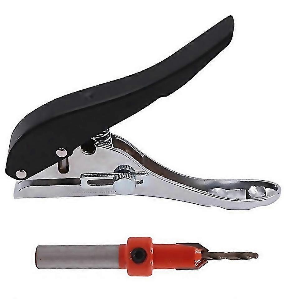 For Edge Puncher Carpentry Round Hole 8mm Countersunk Drill Puncher