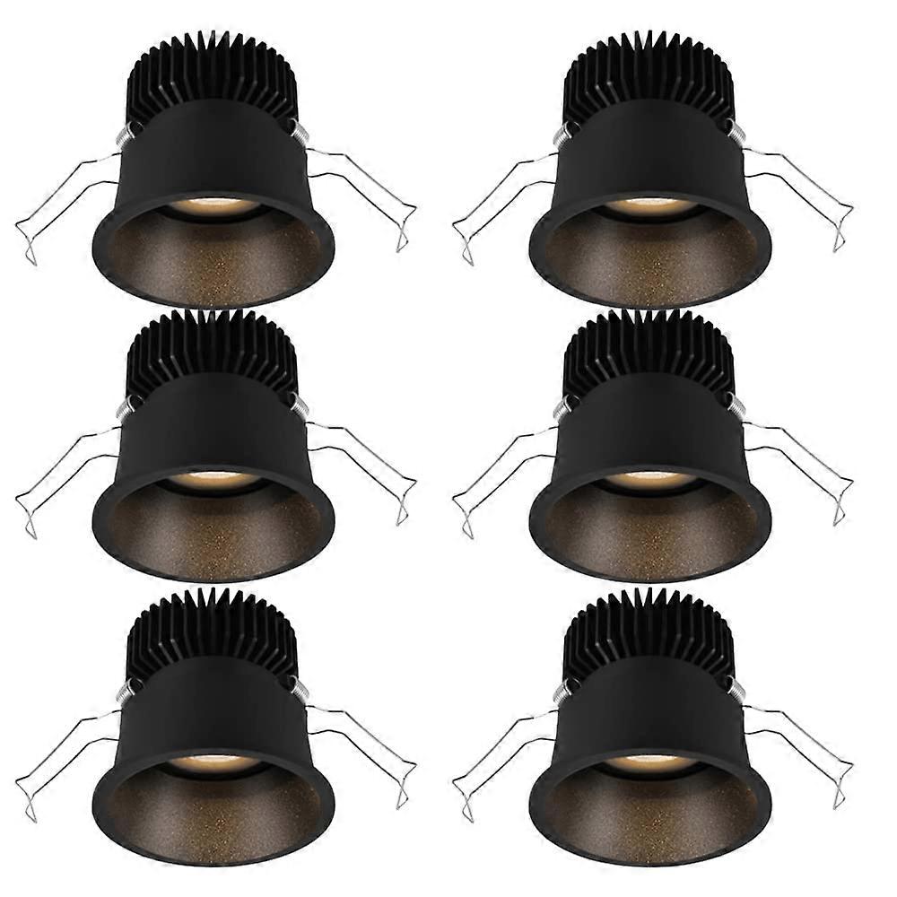 3inch Recessed Downlight Set, Adjustable Angle 30°, Flat COB Spotlight, 7W/10W Daylight