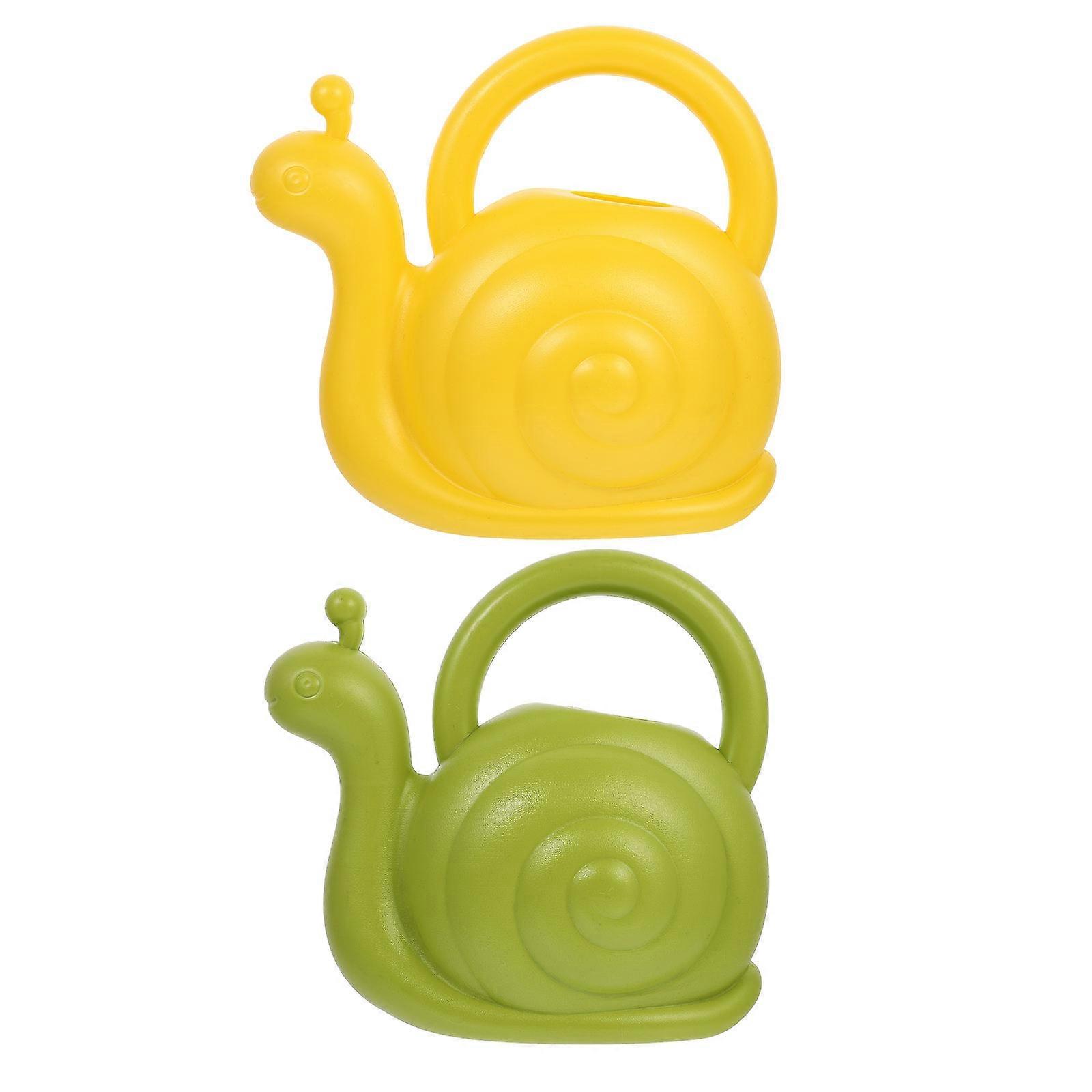 Snail Shaped Watering Can with PE Material for Gardening Use Kids Friendly and Durable 1L