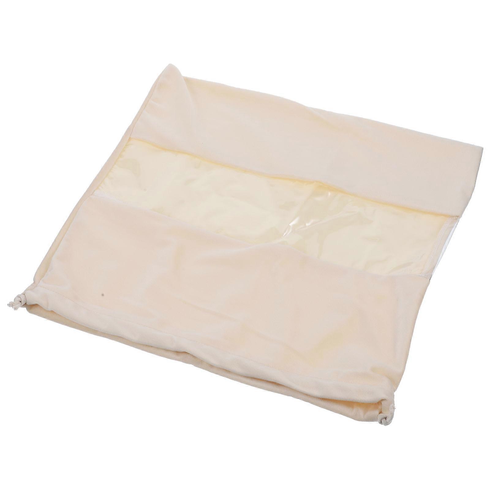 Hair Dryer Case Bag PVC Material Rectangular Shape Home Use Storage 32x28x0.6cm 1Set