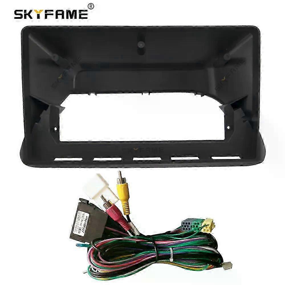 Car Frame Fascia Adapter & Canbus Box Decoder Kit for Android Radio - Dash Fitting Panel Compatible with Tata Nexon Vehicles