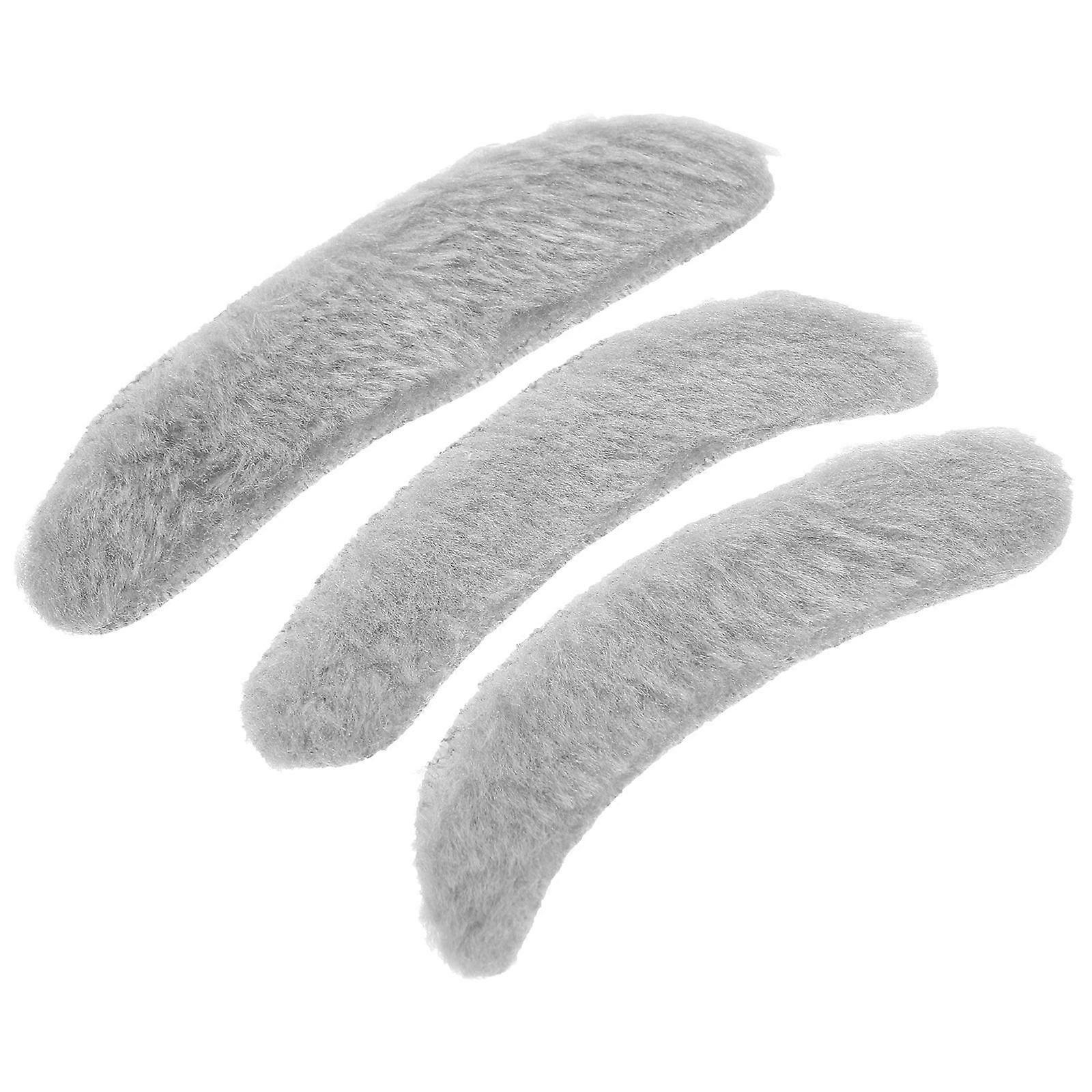 Realistic Appearance High Temperature Fiber Fake And Eyebrows Set For Adults Halloween Party 1Set