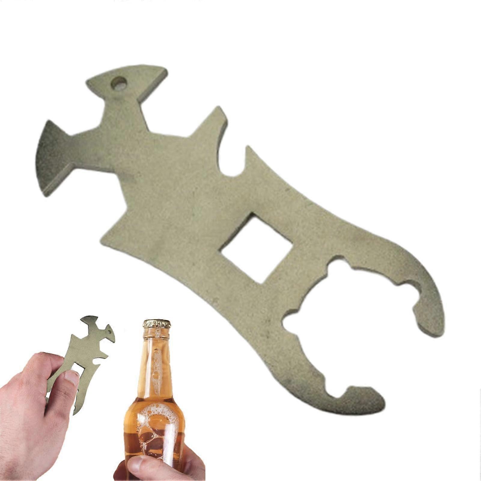 Regulation key, torch key, stainless steel key wrench, multifunctional regulator key tool, valve opener and accessories for outdoor camping.