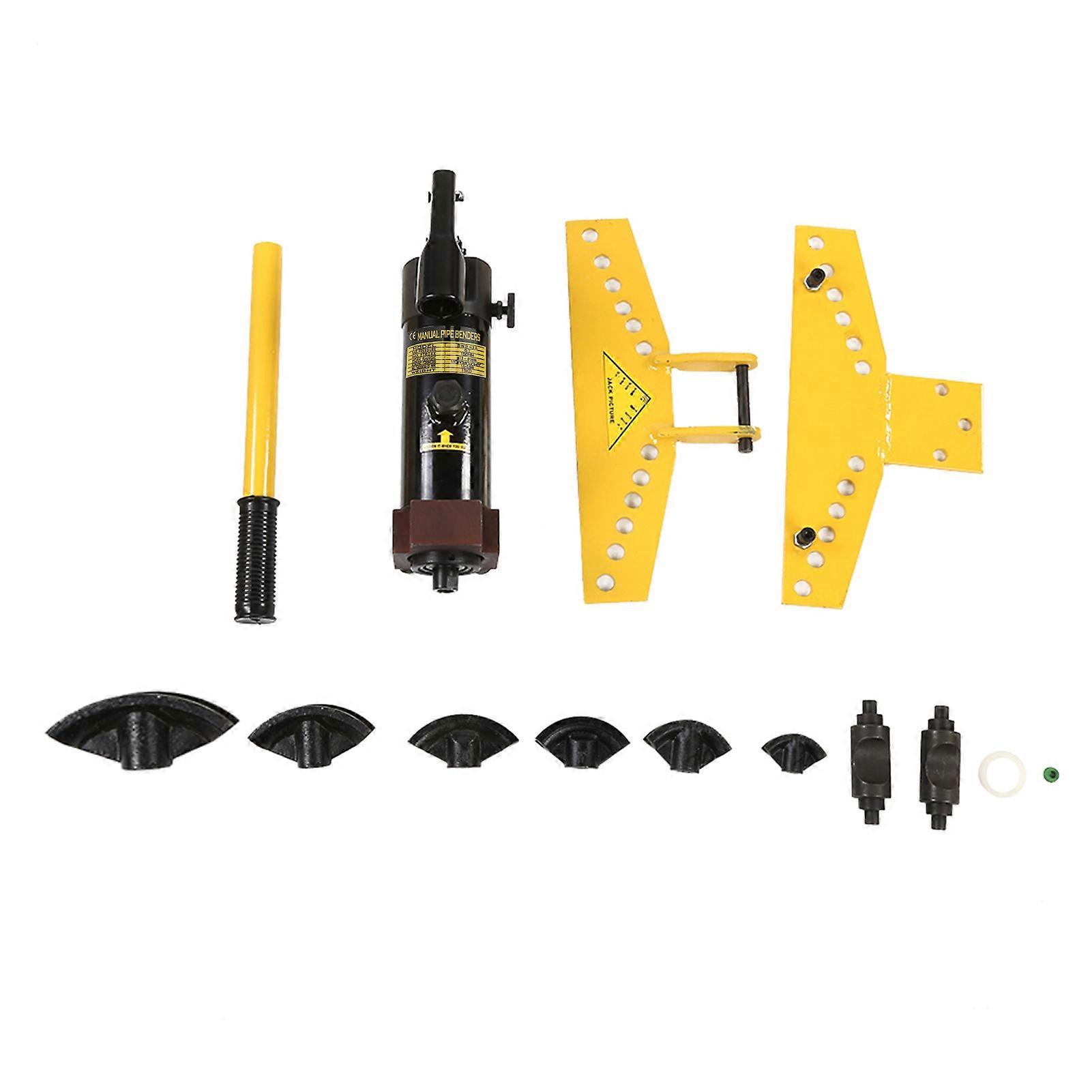 Hydraulic Pipe and Tube Bender with 4 pcs Bending Formers (3/8" - 1")