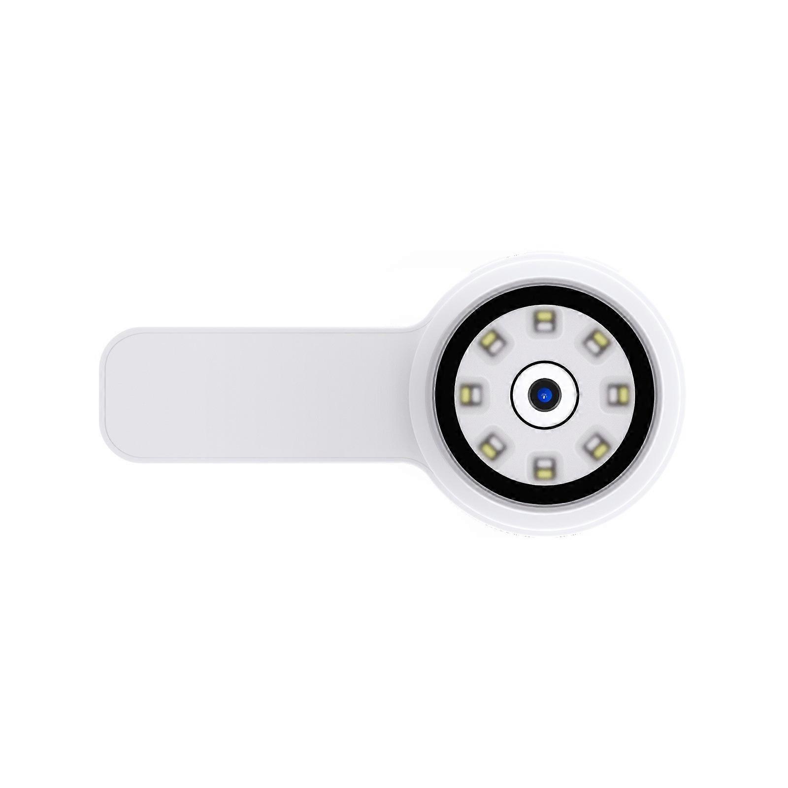 Multifunctional Pocket Microscope USB Charging Device With Adjustable Zoom For Biological Specimen Inspection Teaching  White