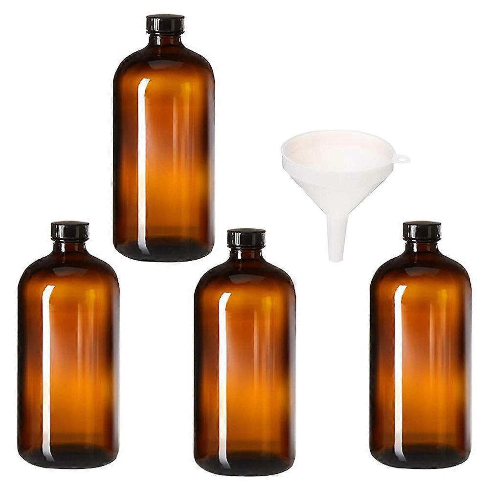 Brown Synthetic Pill Boxes for Storage Use with Sealed Design 4 Pieces