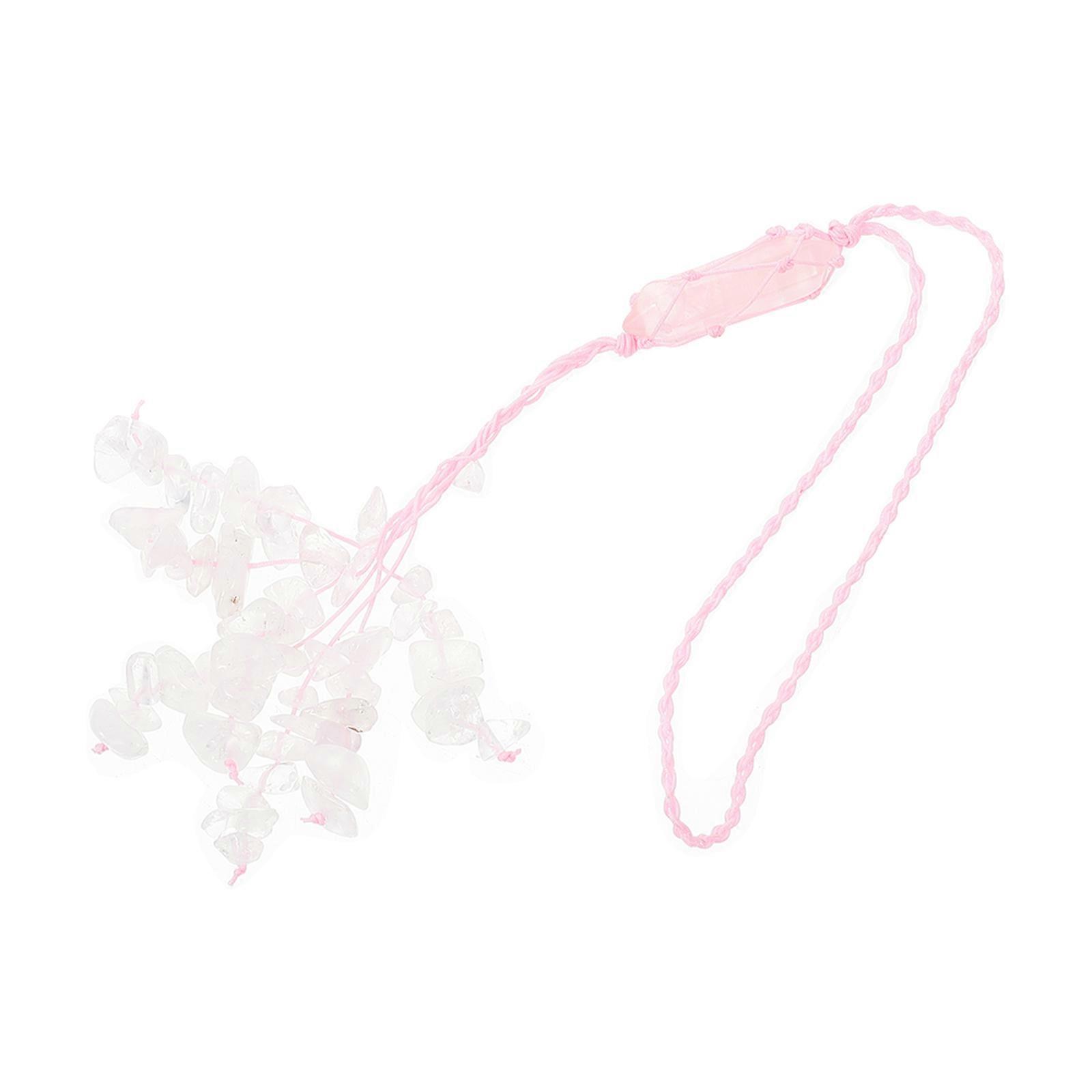 Pink Crystal Car Pendant for Decoration Premium Crystal Material Small Design