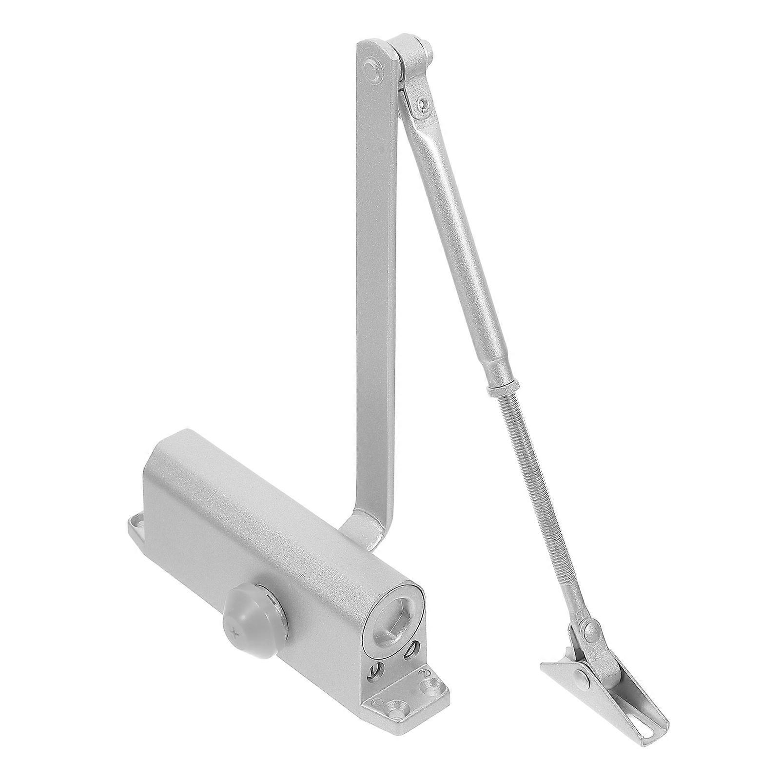 Hydraulic Buffer Door Closer Aluminum Alloy Door Part For Commercial Use Quiet Closing 17.50X6.00X5.50CM Smooth Operation 1Pcs