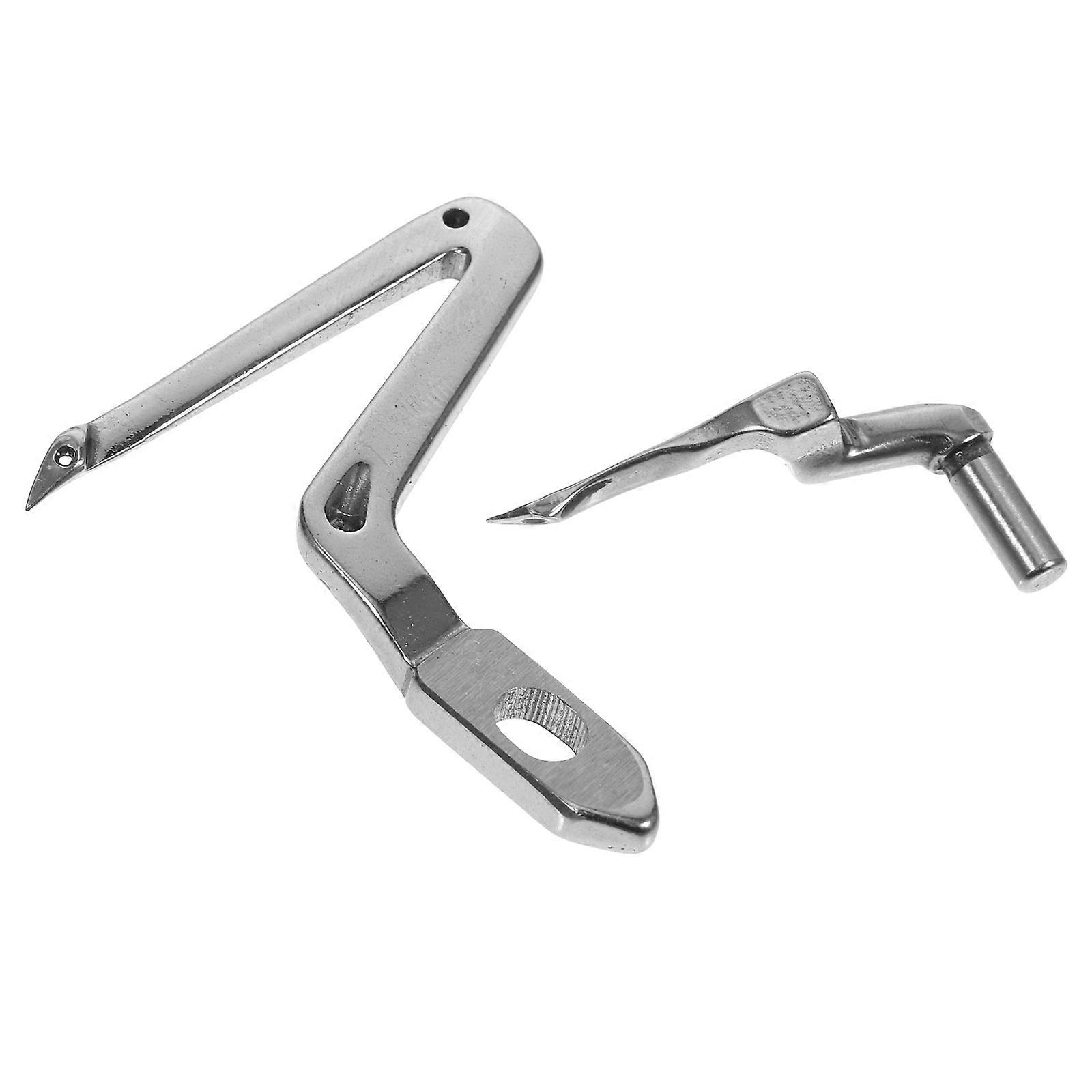 Stainless Steel Lower Looper for DIY Sewing Machine Part with Rust Resistant Design Silver