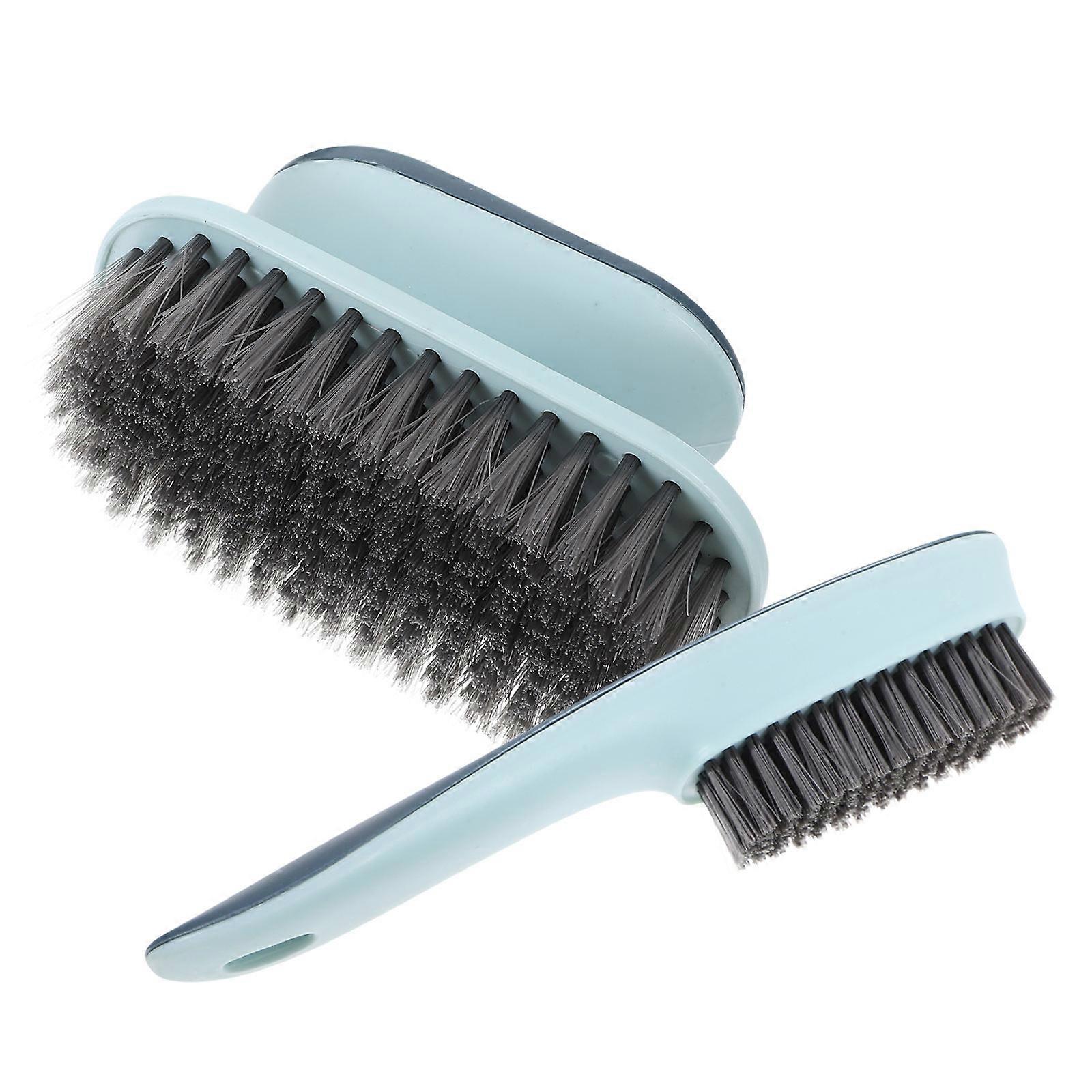 Soft Bristle Scrub Brush Set Versatile Cleaning Tool for Shoes, Clothing & Stains Removal with Ergonomic Design for Bathroom and Laundry Use