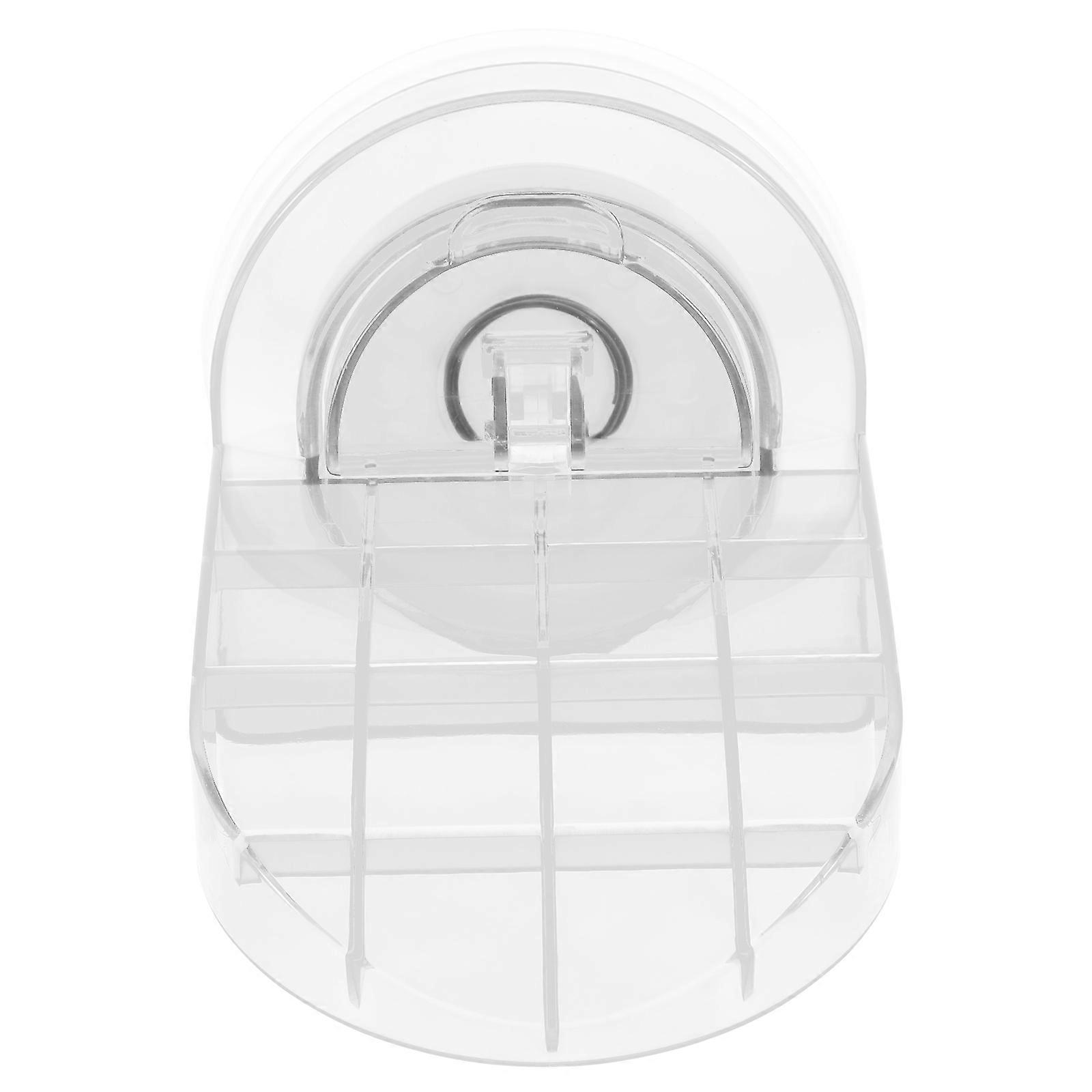 Transparent Plastic Footrest with Suction Cups for Bathrooms Safe and Reusable 6 Inch