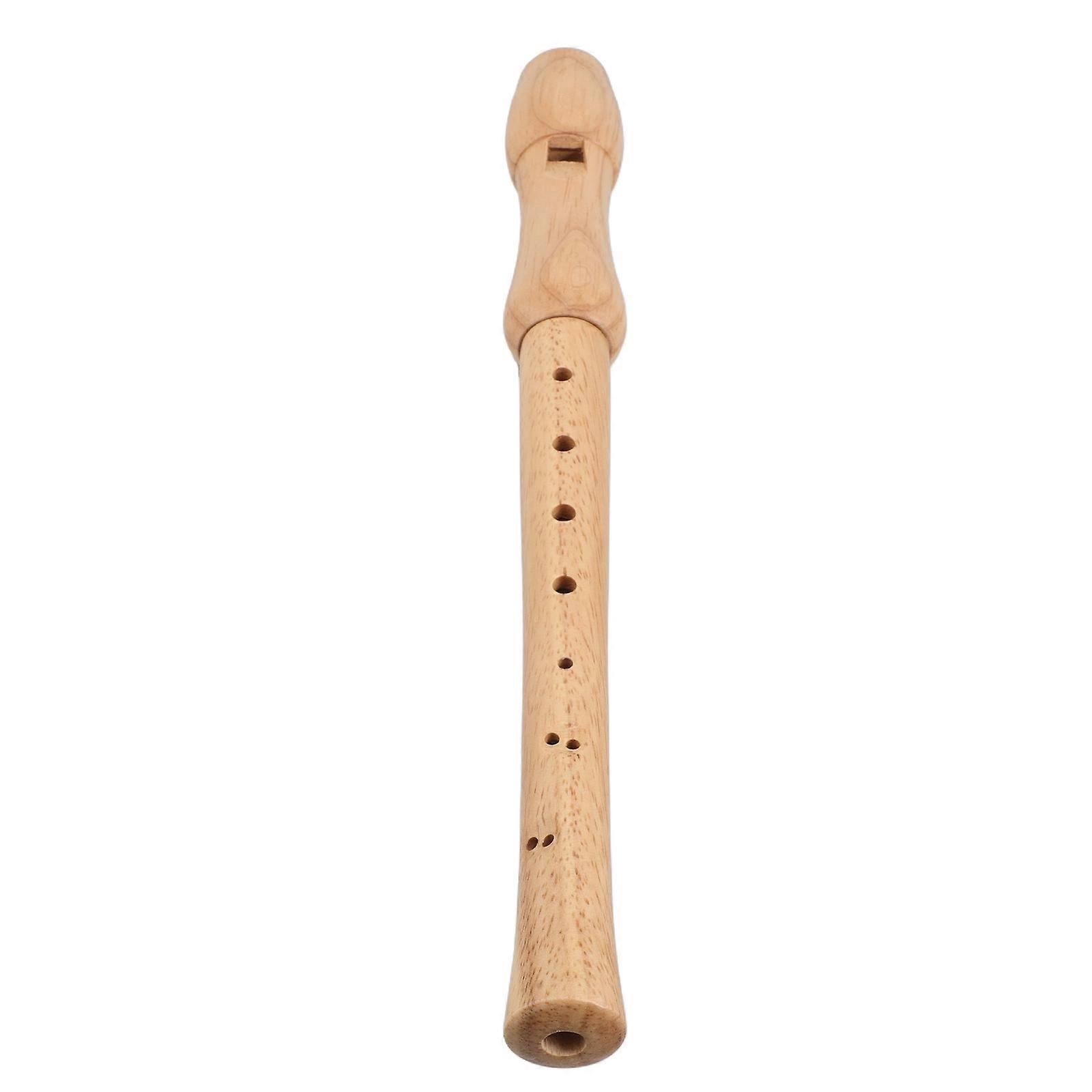 Wooden Eight Hole Clarinet for Beginners – German Style Flute with Gentle Sound, Portable Design for All Ages