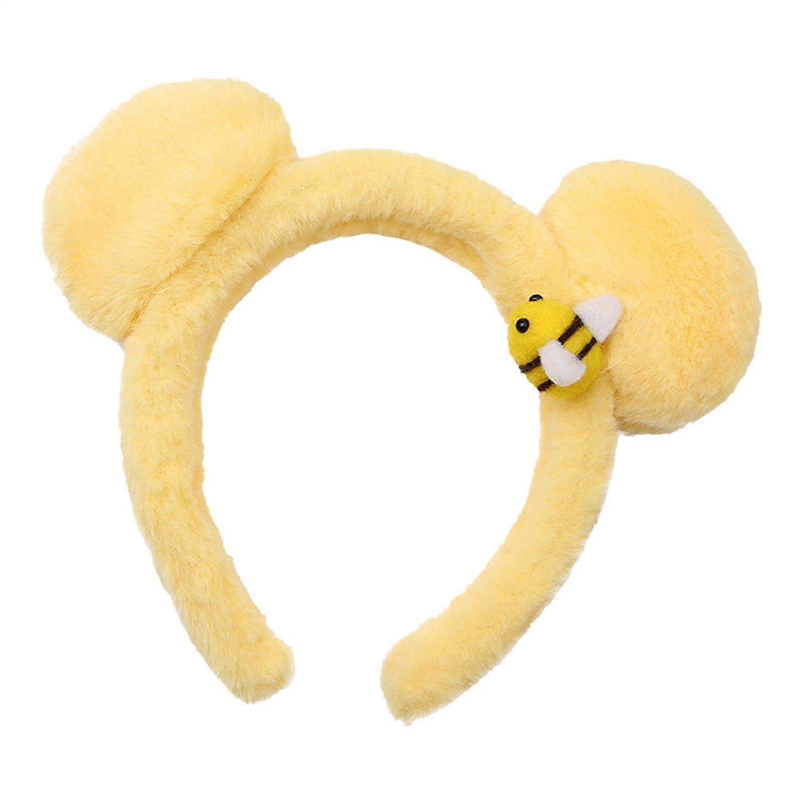 Bear Ears Plush Headband, Cute Bear Ears, Headband, Animal Headband, Party Headwear