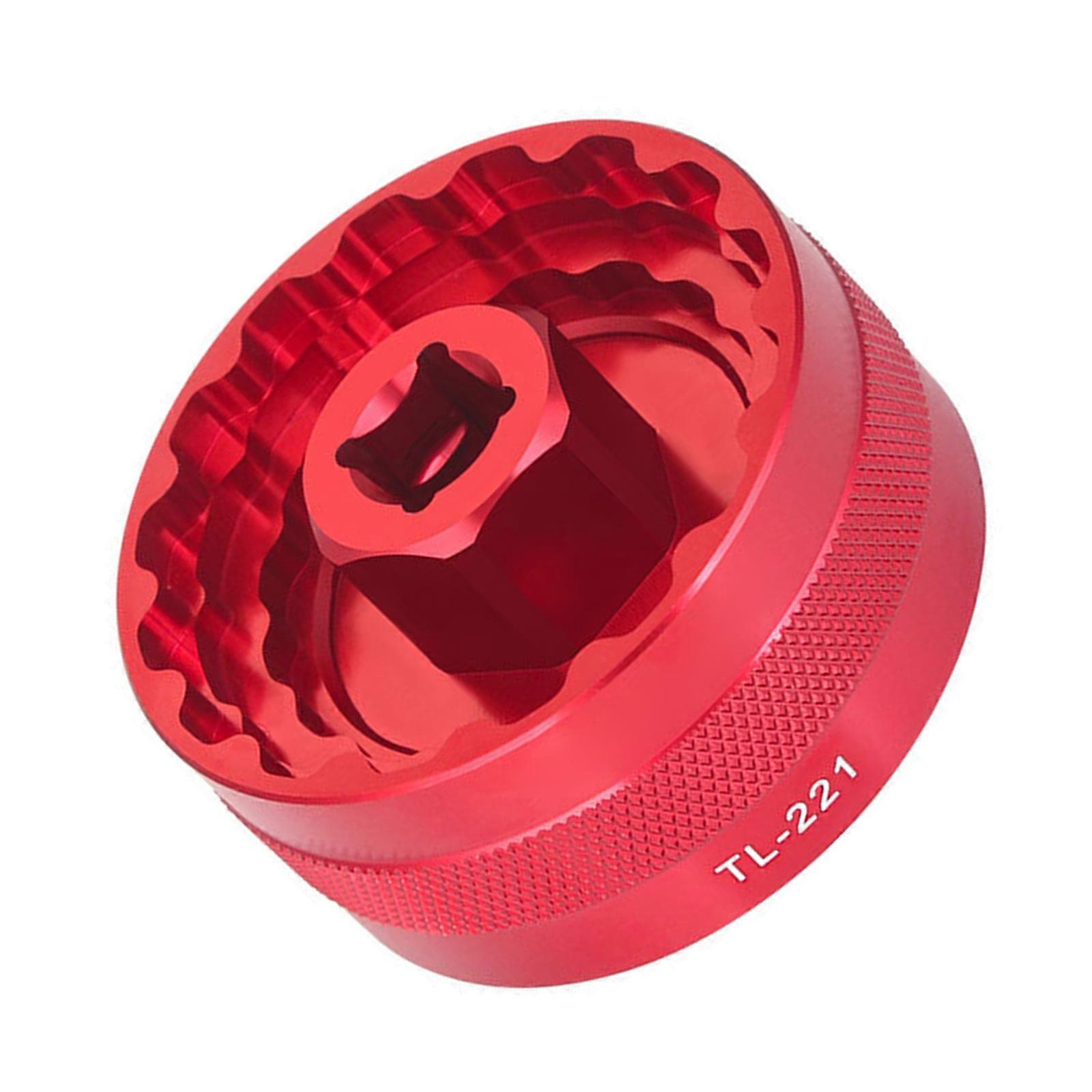 Bicycles Bottom Bracket Extractor Remover Bicycles Bottom Bracket Bearing Removal Tool Bikes Bottom Bracket Sockets Tool  Red