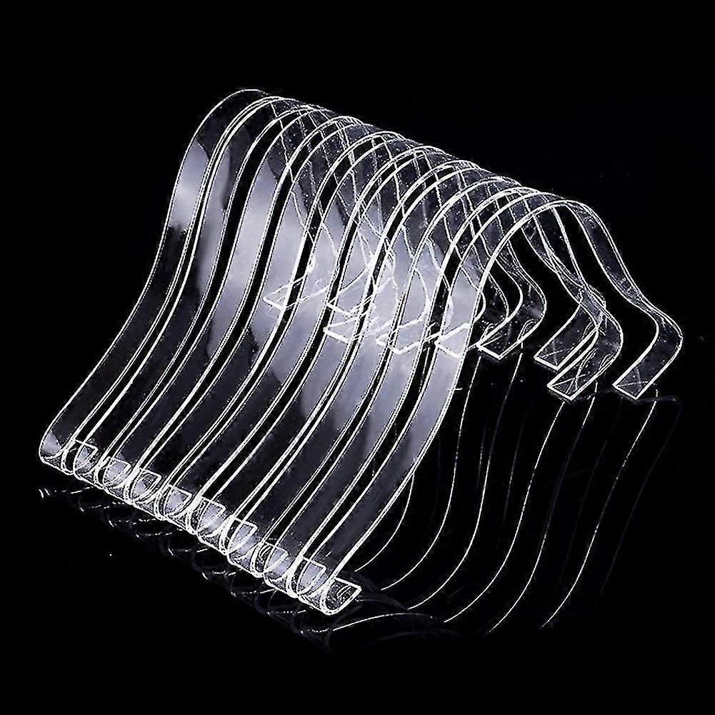 10 Pcs/5 Pairs Acrylic Clear Sandal Shoes Display Stand Inserts Holders Shoe Display Rack Shoe Support For Women's Shoes