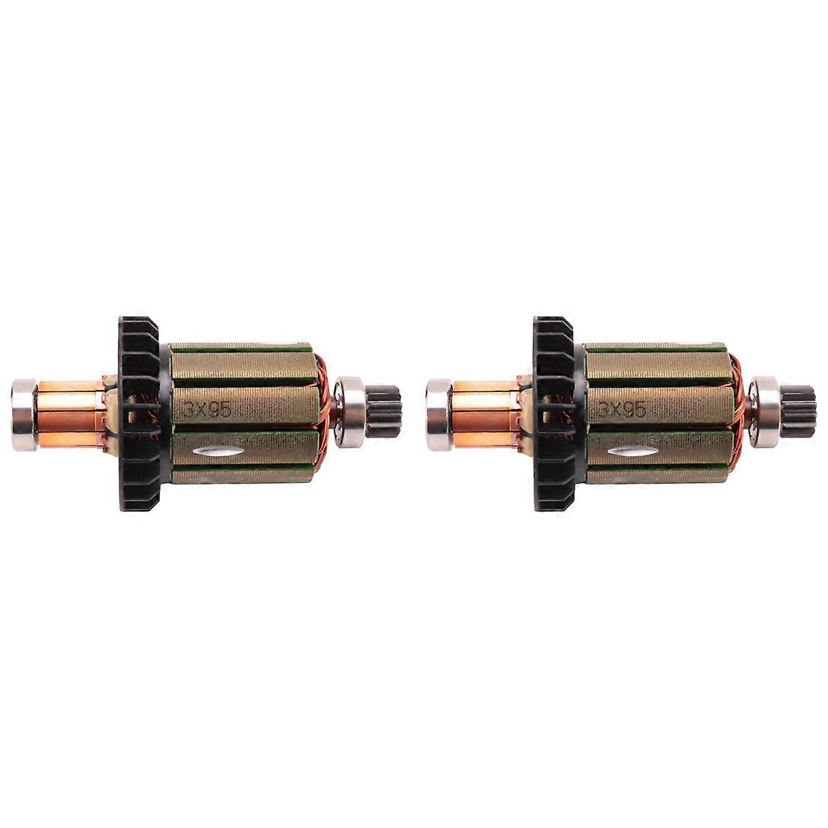 2X 18V Rotor Motor Armature 6193011 for DDF458Z DF458D DDF458RFE DHP458 BHP458 DDF458 BDF458 Cordles