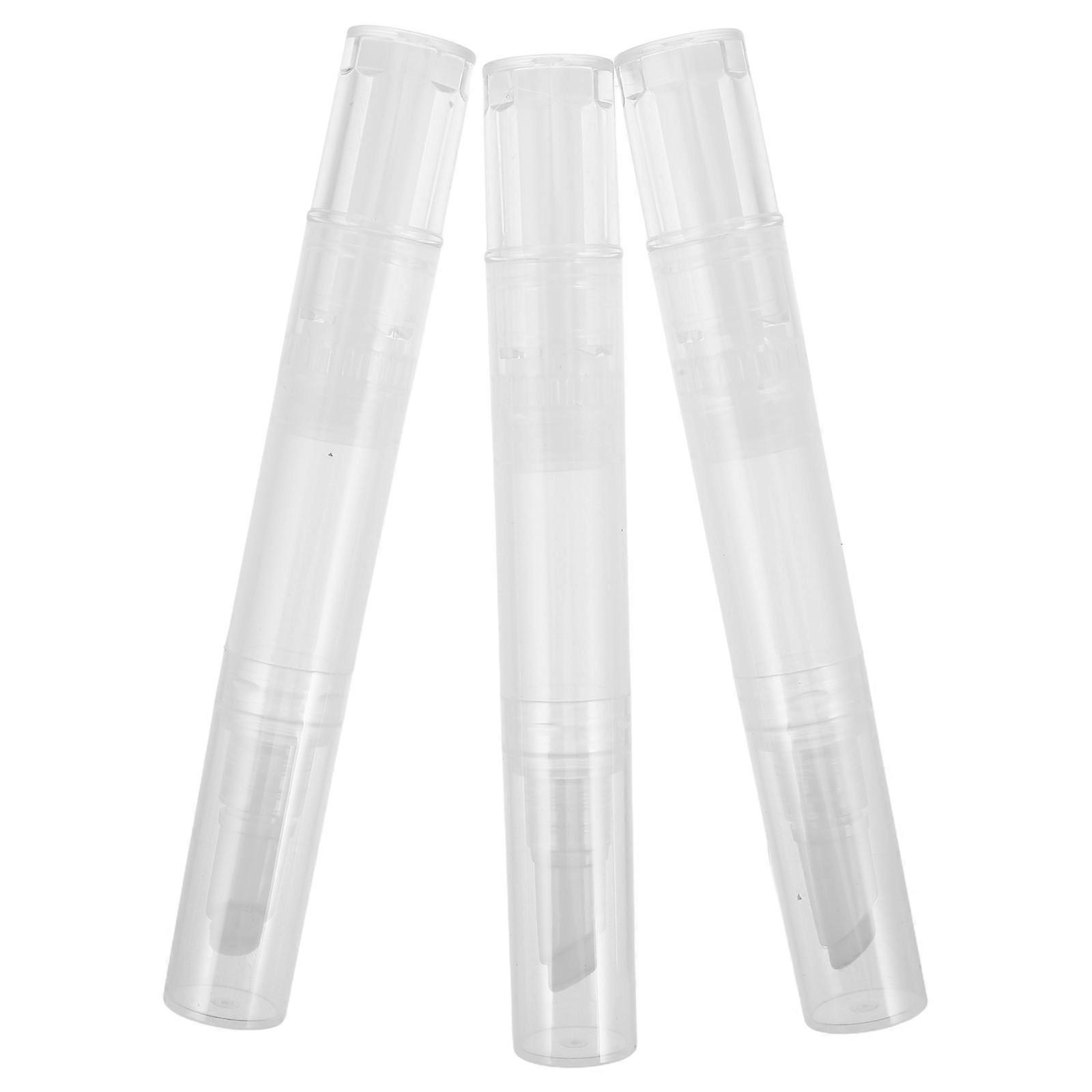 3pcs Refillable Empty Lip Gloss & Cuticle Oil Pens for Nail Care & Cosmetics – Travel Friendly Twist Pens for On the Go Use