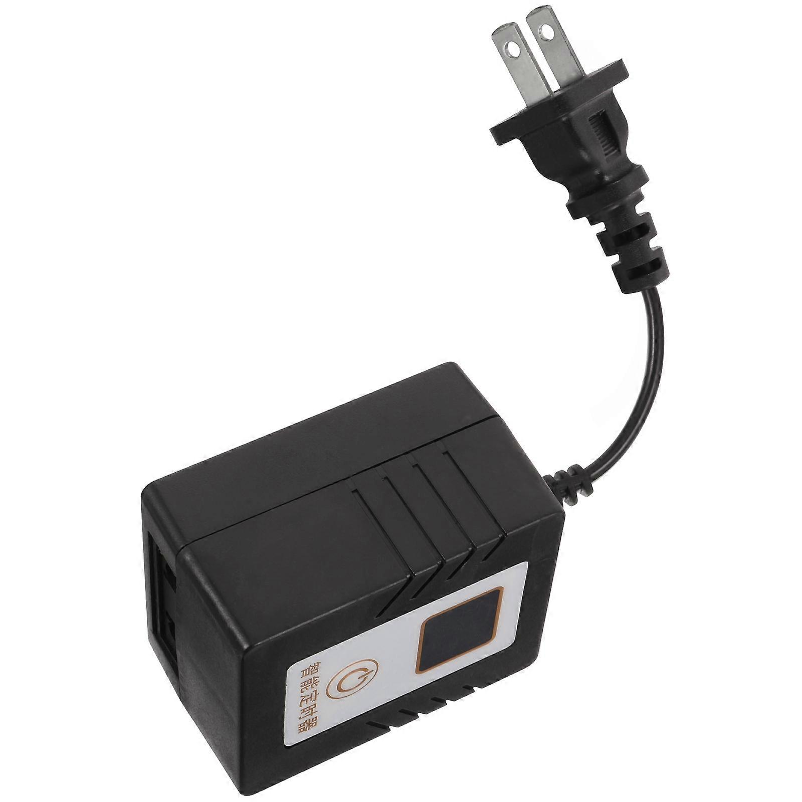 Black Plastic Fish Tank Timer for Home Use Quiet and Easy to Install 1 Piece