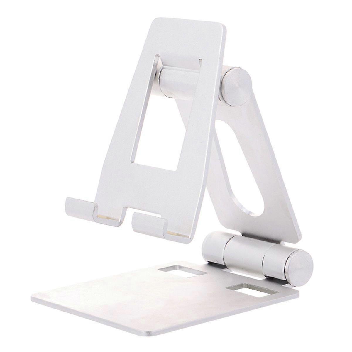 1Pc Multifunction Tablet Phone Holder Foldable Tablet PC Support Desktop Tablet Stand Portable Phone Stand (Silver)