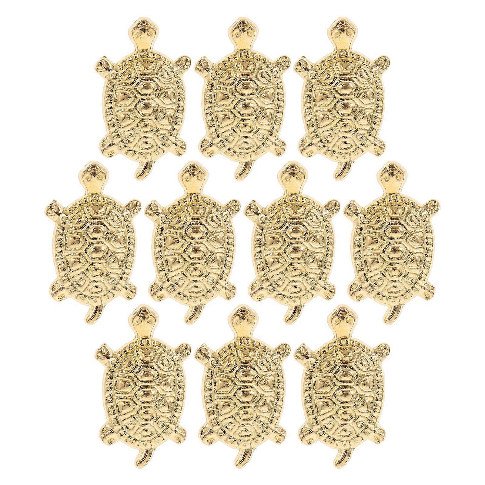 10pcs Miniature Turtle Models Small Tortoise Decorations Small Tortoise Statue Mini Desk Tortoise Decor Tortoise Adornment Miniature Tortoise Figure