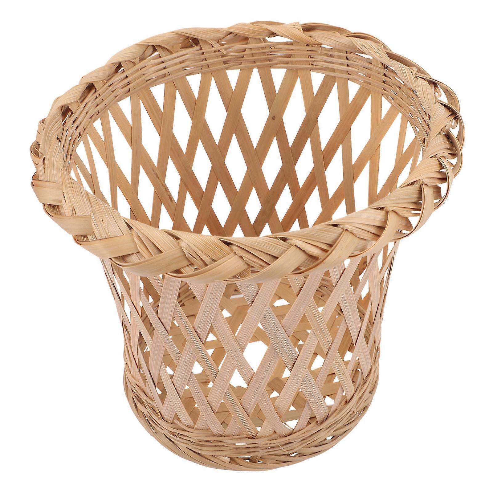 Beige Lantern Shaped Woven Lampshade for Indoor Use with Soft Light Effect and Stable Structure