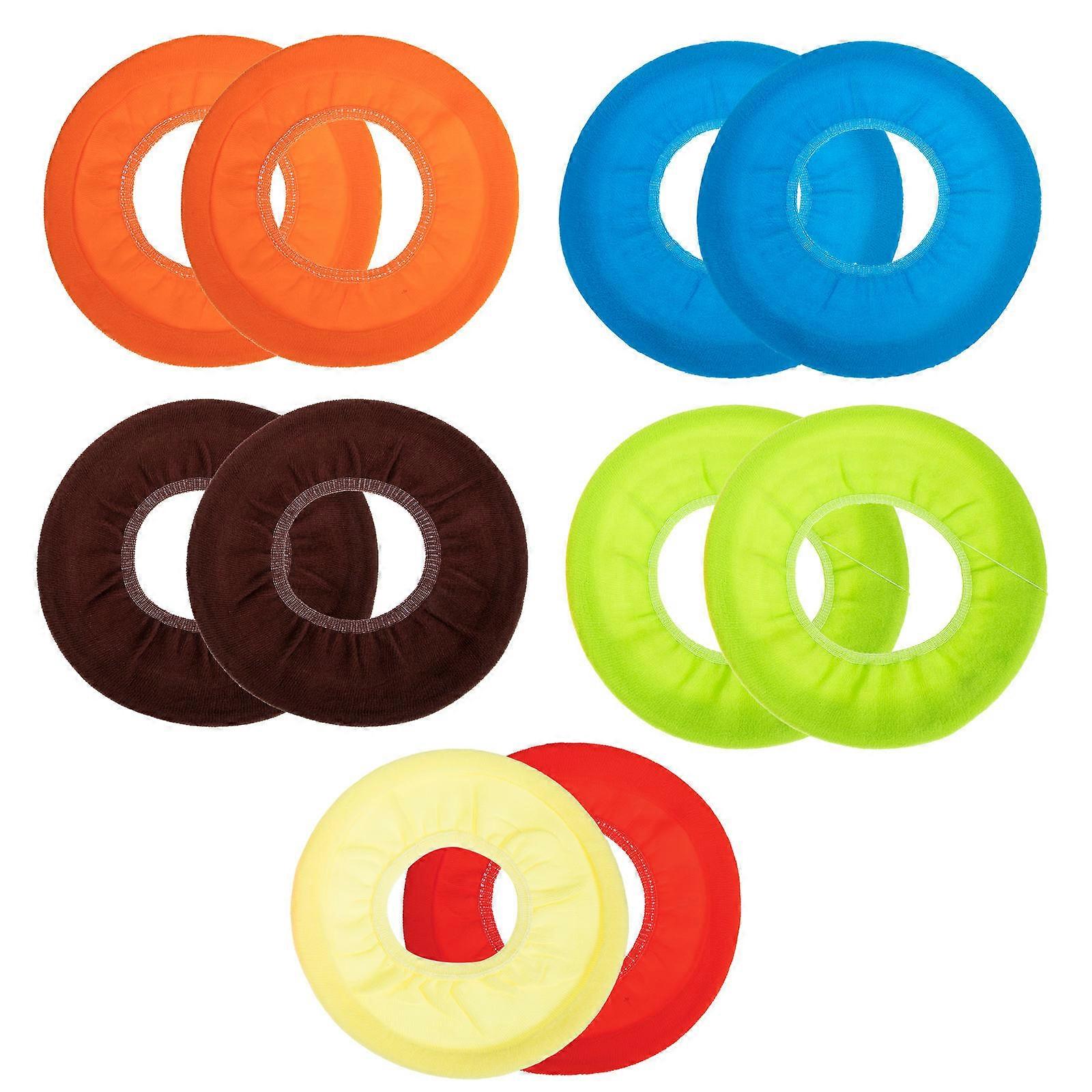 10 Pack Disposable Toilet Seat Covers Thickened Breathable Pads with Elastic Non Slip Design for Home Use, Hygienic and Comfortable Protection