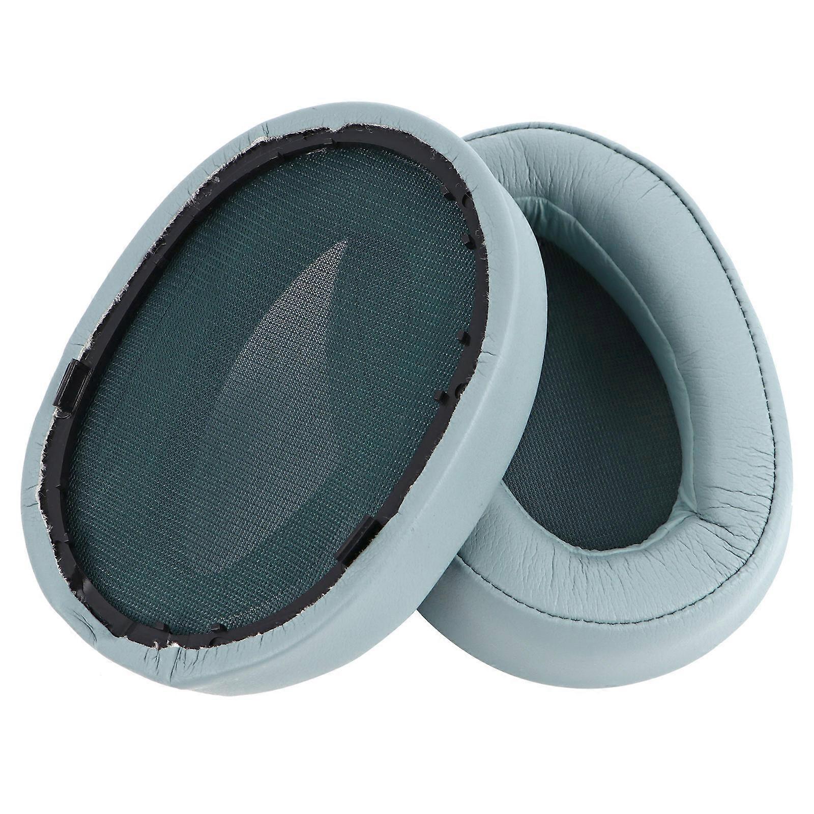 Green Sponge Headphone Ear Pads with Cover for Comfortable Listening Fits Most Headphones