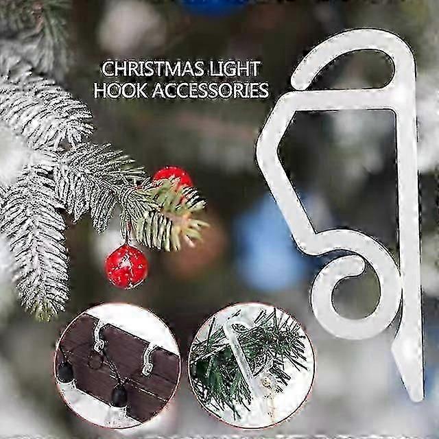 Various specifications and types of Christmas tree s hooks Christmas plastic light hooks tree light hooks colored light hook accessories