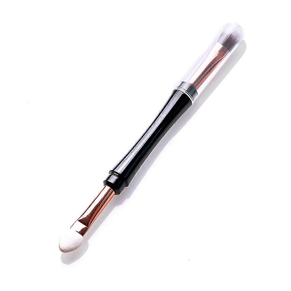 Makeup Application 3Pcs Dual Purpose Makeup Brush Tools for Female with Round Handle Ideal for Special Occasion Makeup Featuring Eyebrow Brush