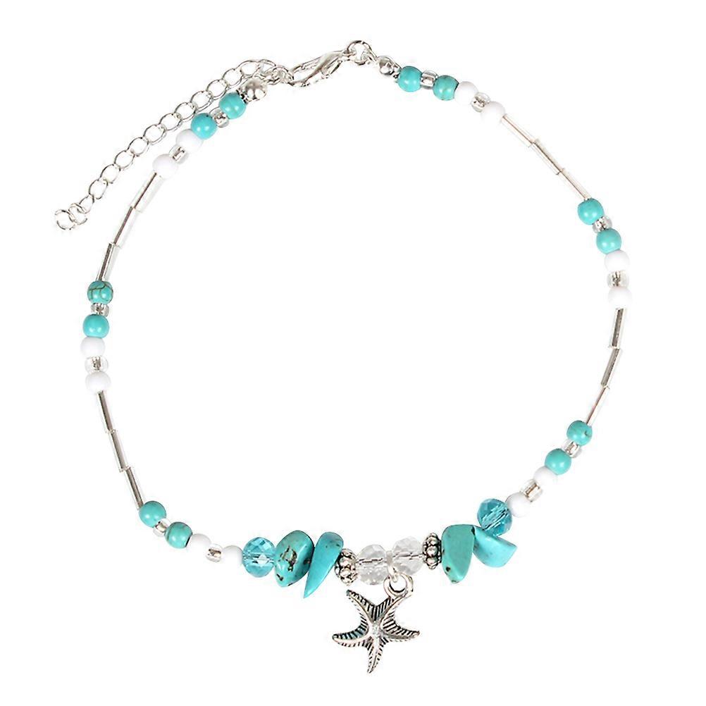 Beach Themed Ankle Chain, Handcrafted with Consistent Charm Alignment
