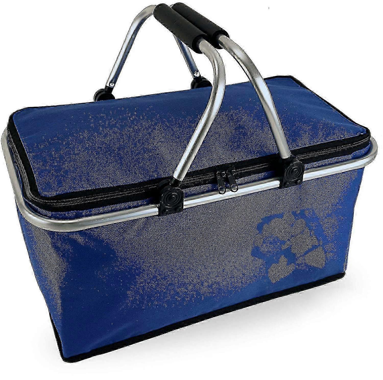 Foldable Shopping Basket With Thermal Function Insulated Bag