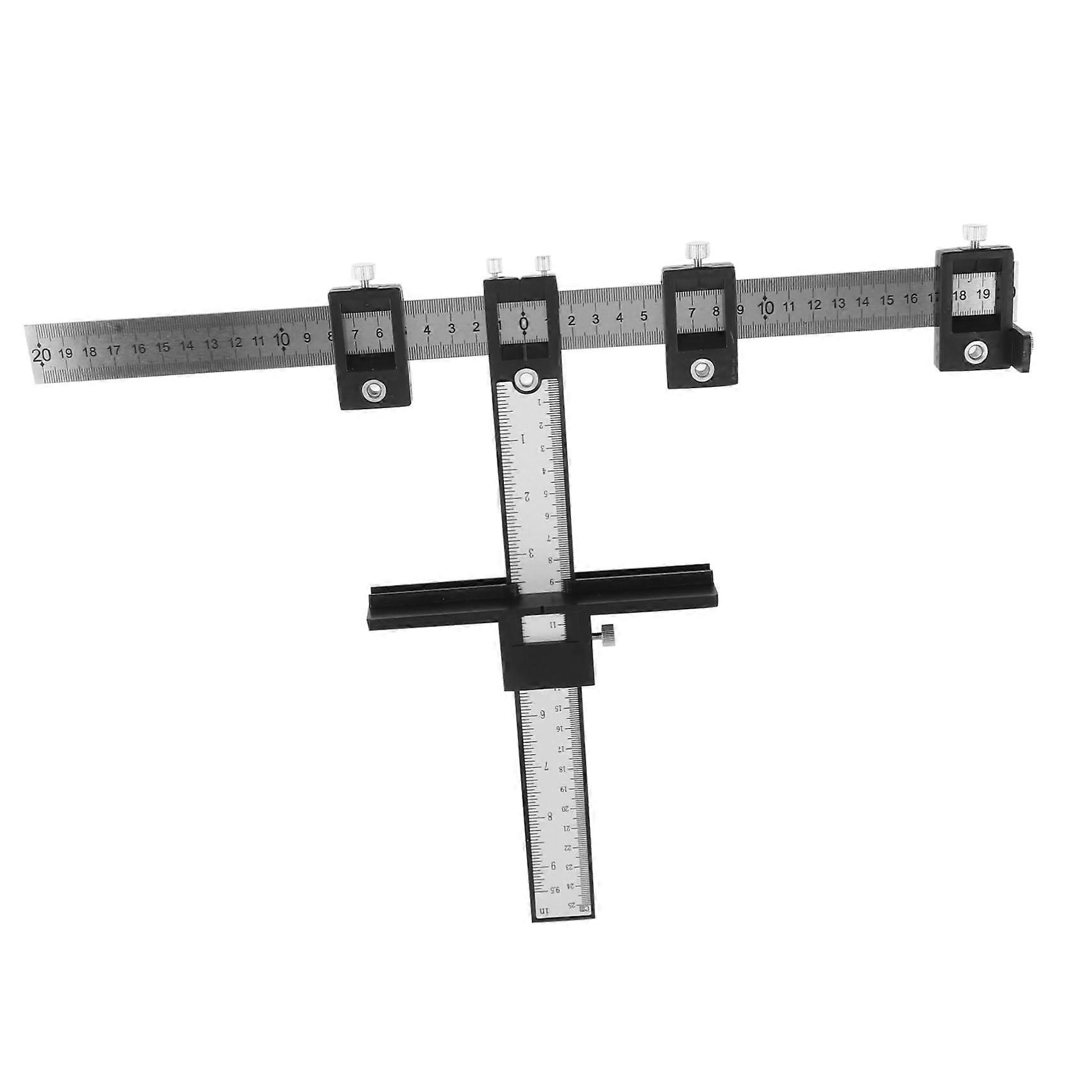Cabinet Template Tool Buttonhole Punch Positioning Ruler Efficient Drawer Knob Hole Template for Enthusiasts and Professionals