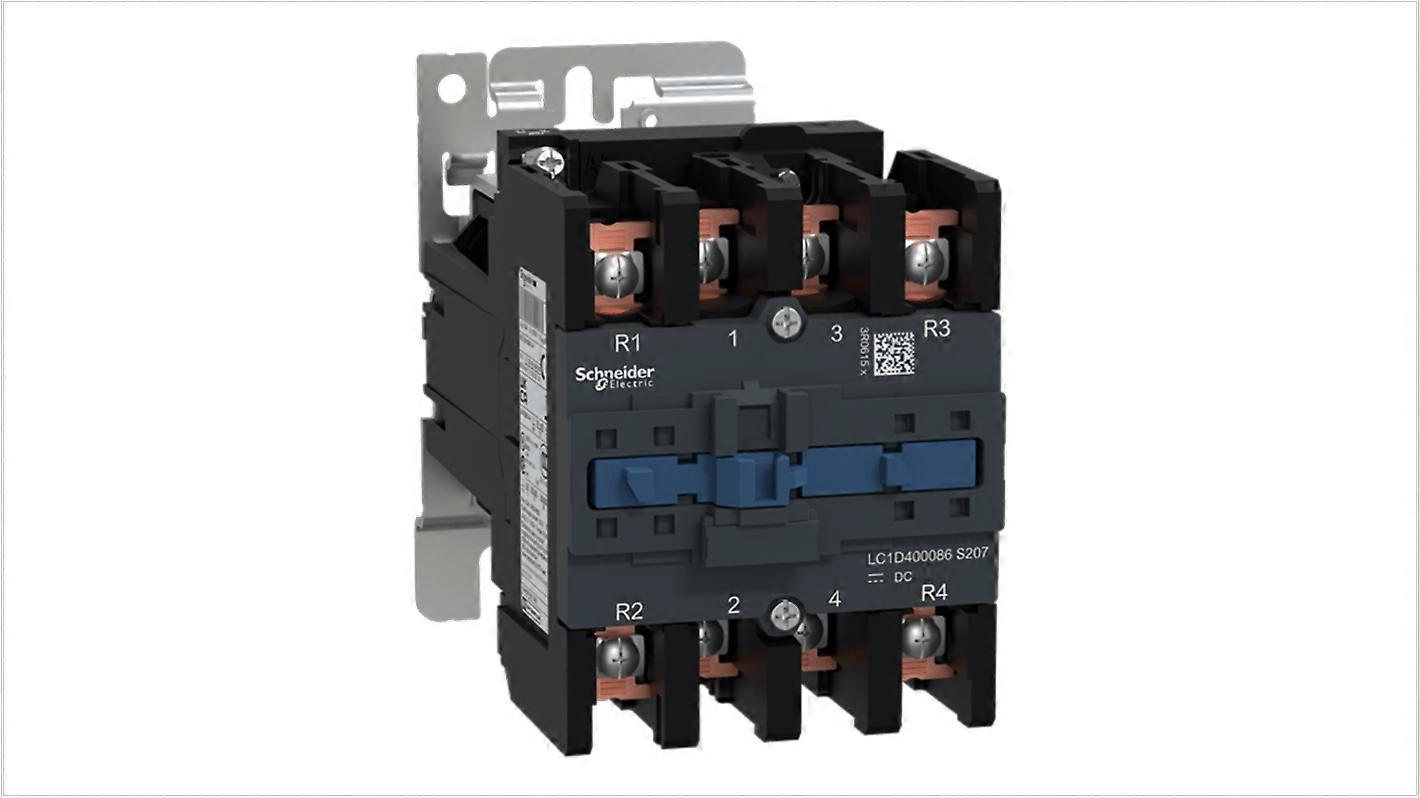 Schneider Contactor 4-pole 60a 440v Coil Lc1d400086bws207