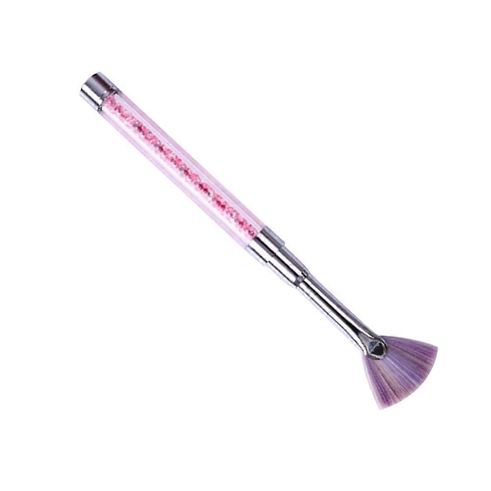 Nail Art Paint Pen with Bristle for DIY Professional Use and Personal Use Pink Portable
