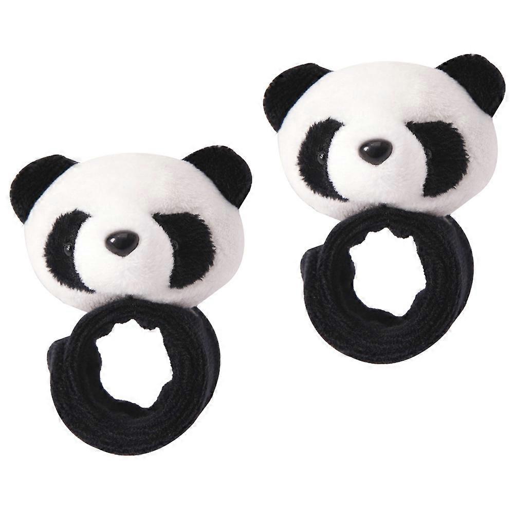 Plush Panda Slap Bracelets Soft Wristbands for Parties, Festivals, and Gentle Skin Fun Party Favors for All Ages