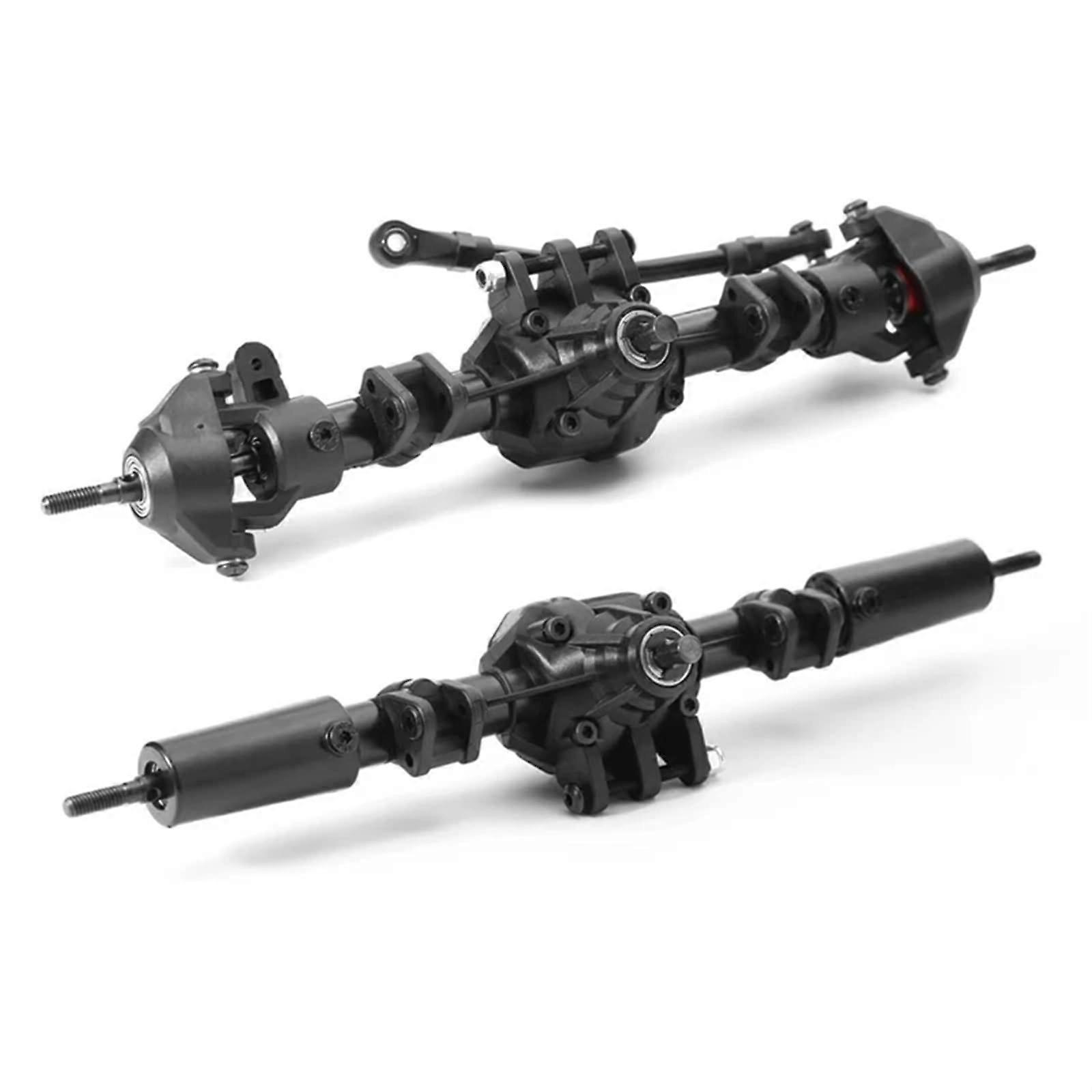RC Axle Complete Set Compatible With Axial SCX10 II 90046 1/10 Scale Metal Front And Rear Straight Axles