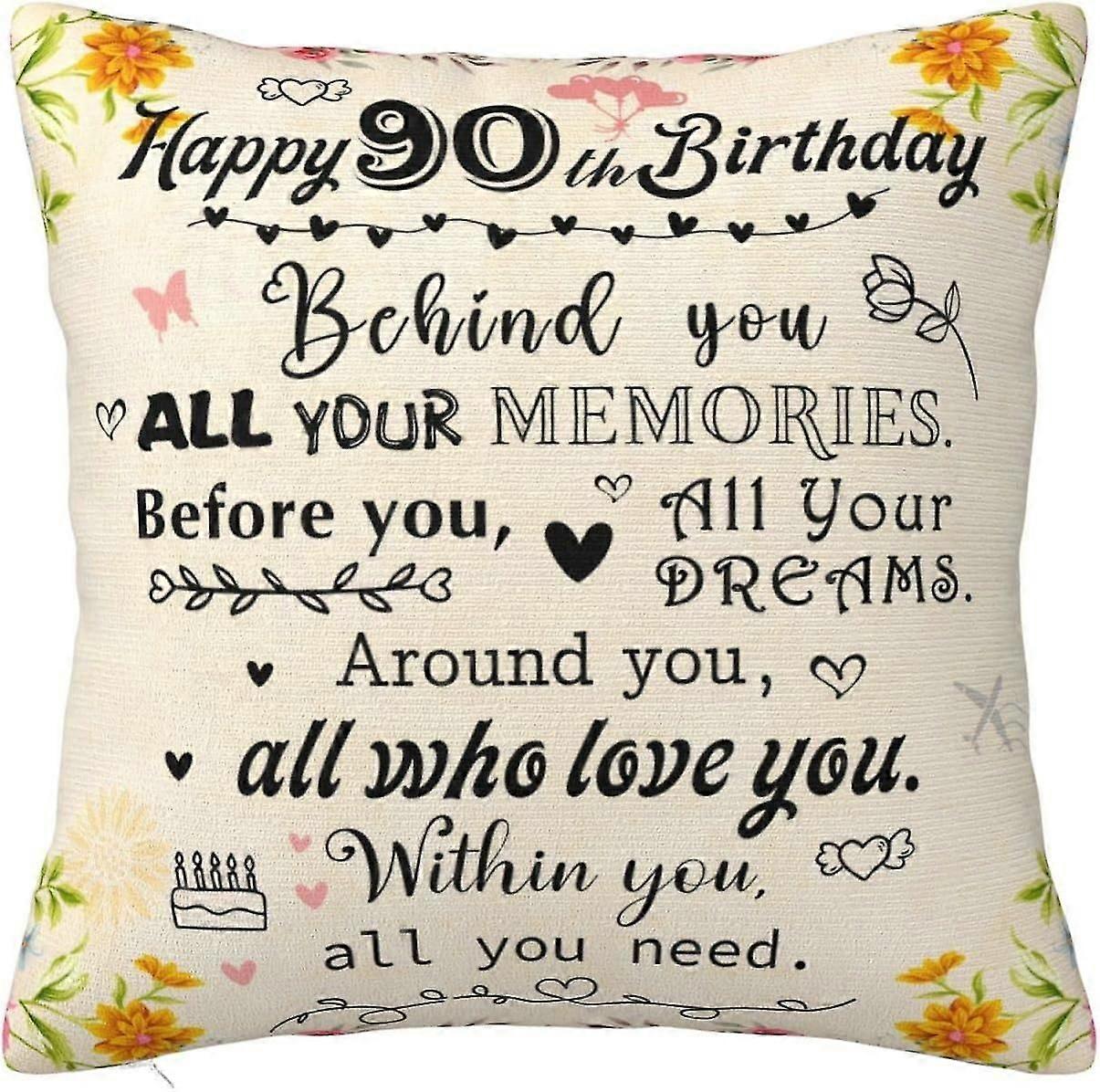 هدايا عيد ميلاد 90 للنساء - زينة عيد ميلاد 90 للنساء - هدايا عيد ميلاد 90 سنة للنساء - هدايا لامرأة تبلغ من العمر 90 عاما - 90 مولود