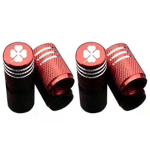 4PCS Voiture Roue Pneus Valves Tige De Pneu Caps D’air Accessoires De Réglage Automatique Pour Alfa Romeo Giulia Giulietta 159 156 Mito Sportiva 4C