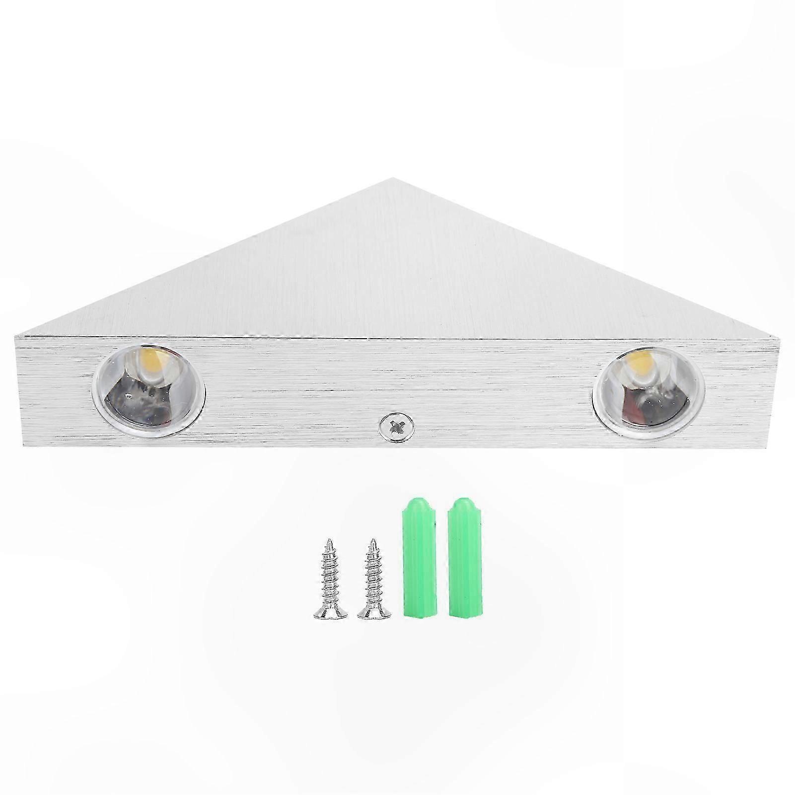 Modern LED Triangular Wall Lamp for Bedroom or Corridor Warm White 9W 85-265V Decorative Lighting Solution