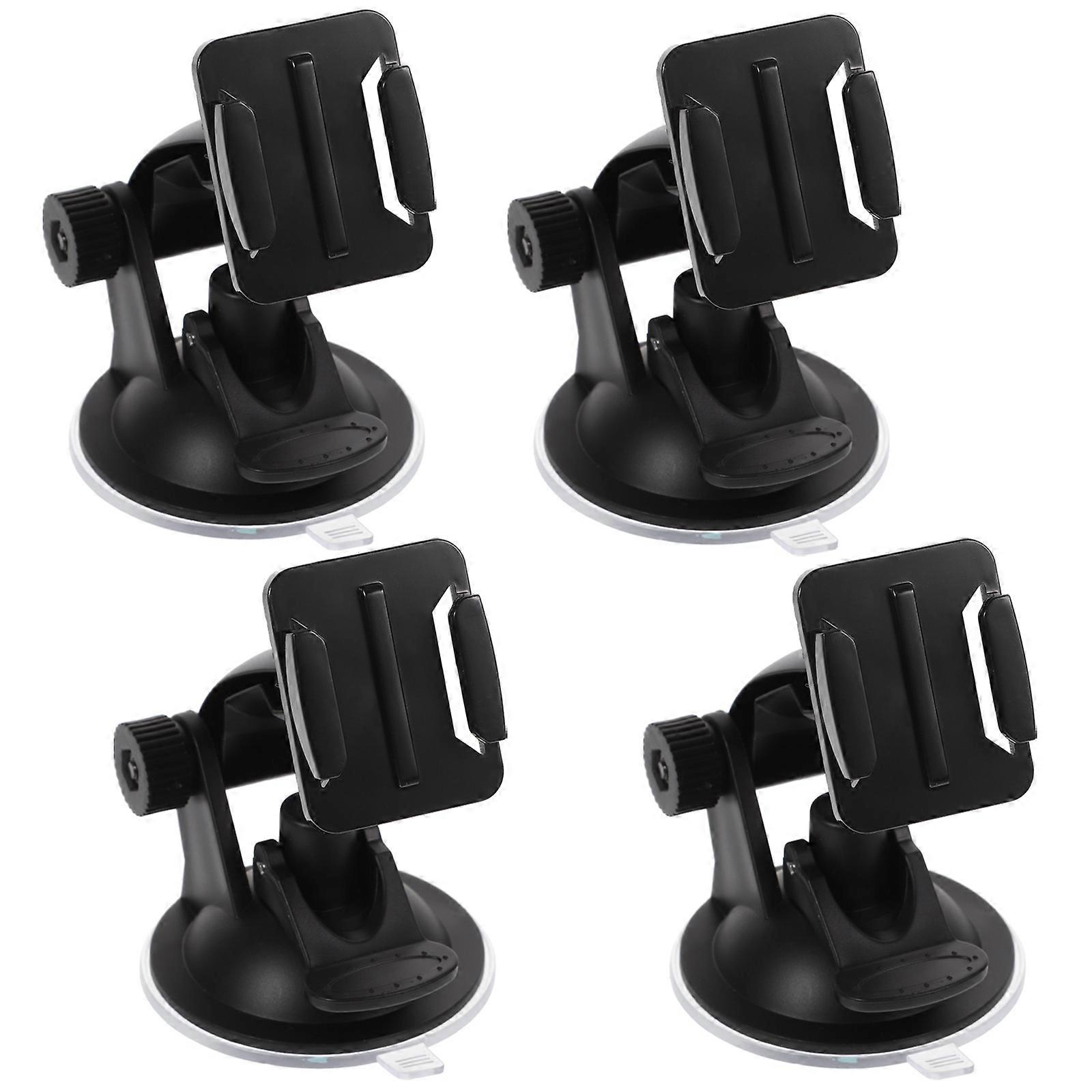 4pcs Suction Mount Cameras Reliable & Easy Install Car Mount Bracket for Dash Cameras Smooth Surfaces Vehicles