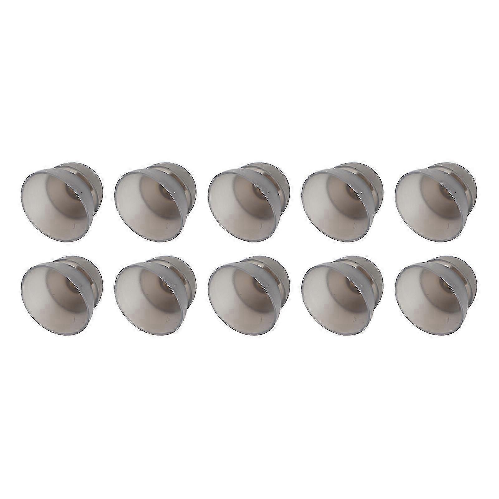 10 Pcs Hearing Aid Domes 12mm Double Layer Soft Silicone Washable