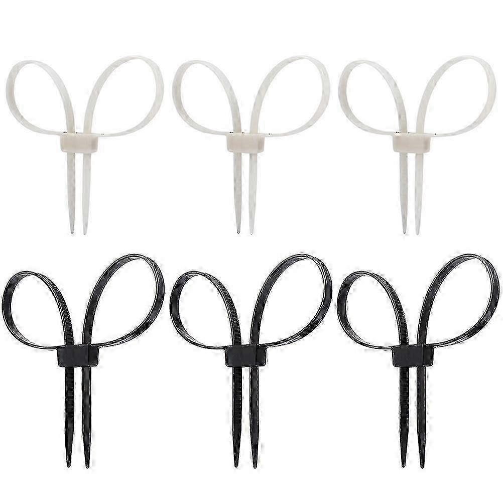 6pcs Self-Locking Nylon Cable Ties for Organizing Wires, 71cm x 2cm x 1.7cm Multipurpose Binding Straps
