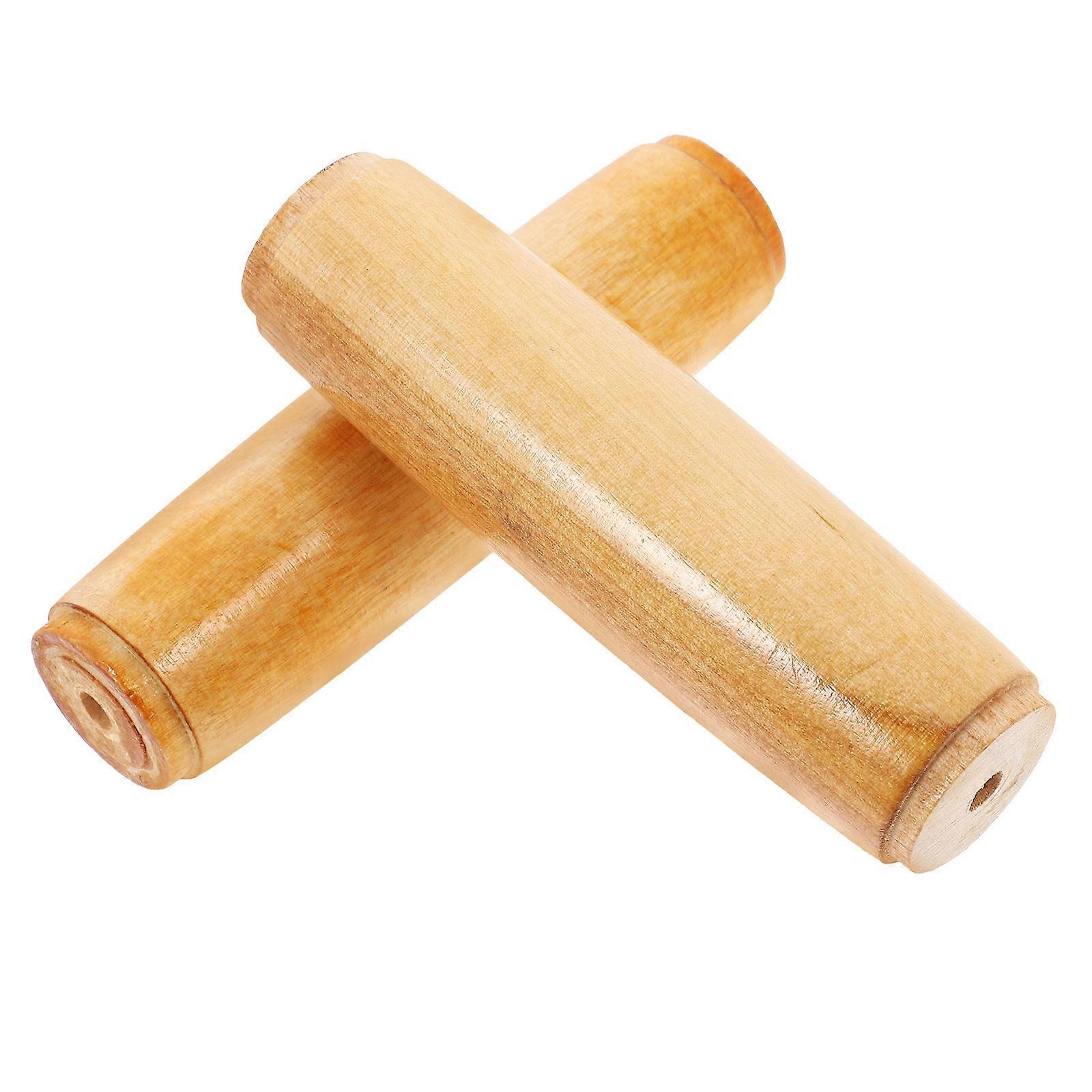 Ergonomic Wooden Handle for Cutters, Sturdy File Grip, Multipurpose Replacement Handle for Craft Making
