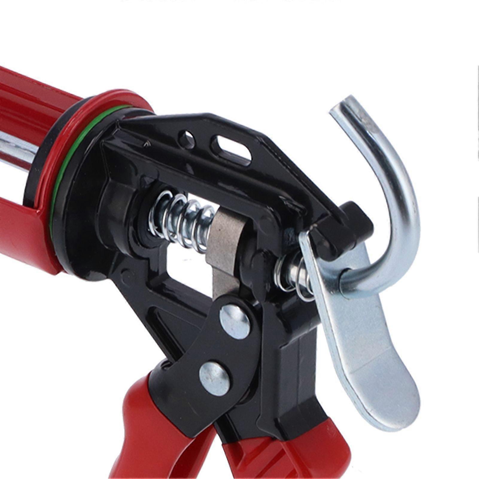 Caulking Gun Tool Kit with Multifunction Grout Scraper Hand Silicone Cartridges DIY Set