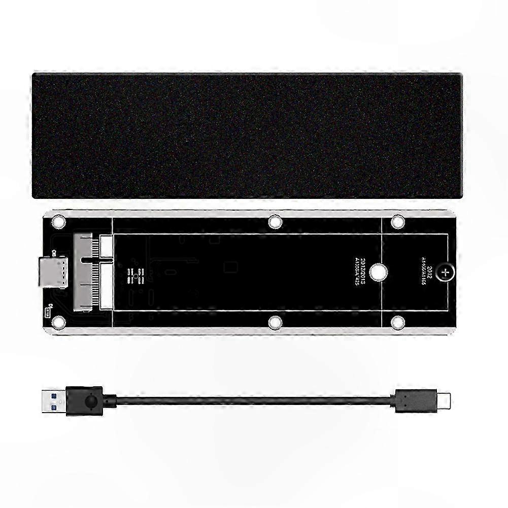 USB 3.2 Gen 2 M.2 SATA SSD Enclosure for 2012 Air Laptops, 6Gbps Data Transfer Speed, Compatible with A1425 A1398 A1465 A1466 Models