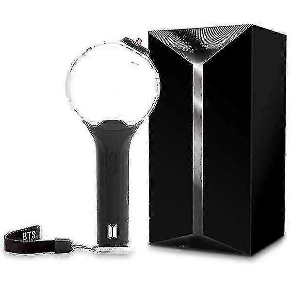 BTS Official Light Stick الإصدار 3 مع 7 بطاقات صور وهدايا مجانية (rui) ، بضائع K-Pop